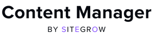 Content Manager by Sitegrow